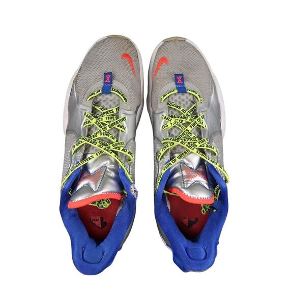 Nike Shoes Mens 11.5 Sneakers Athletic Trainer PG 5 Clippers Metallic Basketball - Picture 6 of 13